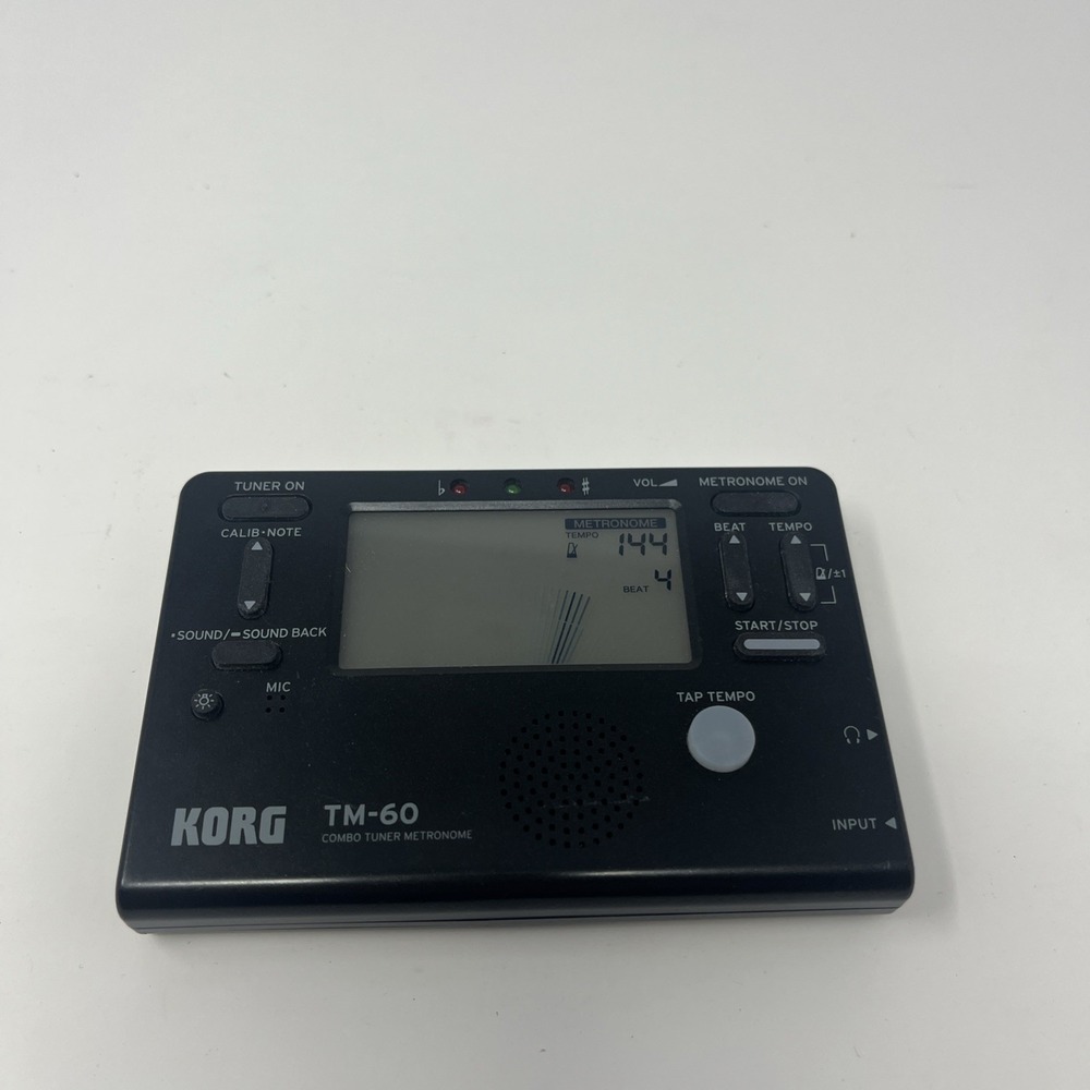 Korg TM-60 Combo Tuner Metronome Band & Orchestra Instruments Piano Guitar
